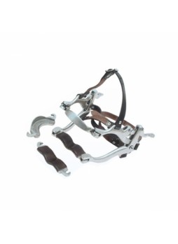Holborn Mouth Gag for Horse W/Brown Leather Straps (SS)