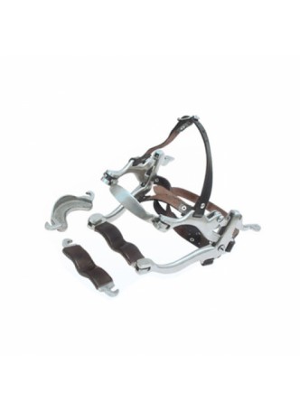 Holborn Mouth Gag for Horse W/Brown Leather Straps (SS)